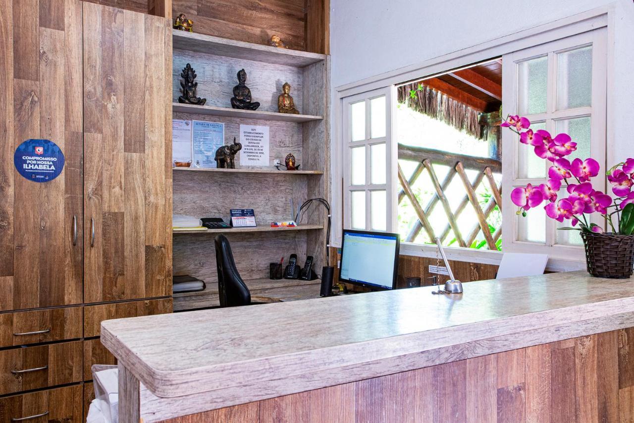 Hotel Alemao Beach De Ilhabela Bagian luar foto