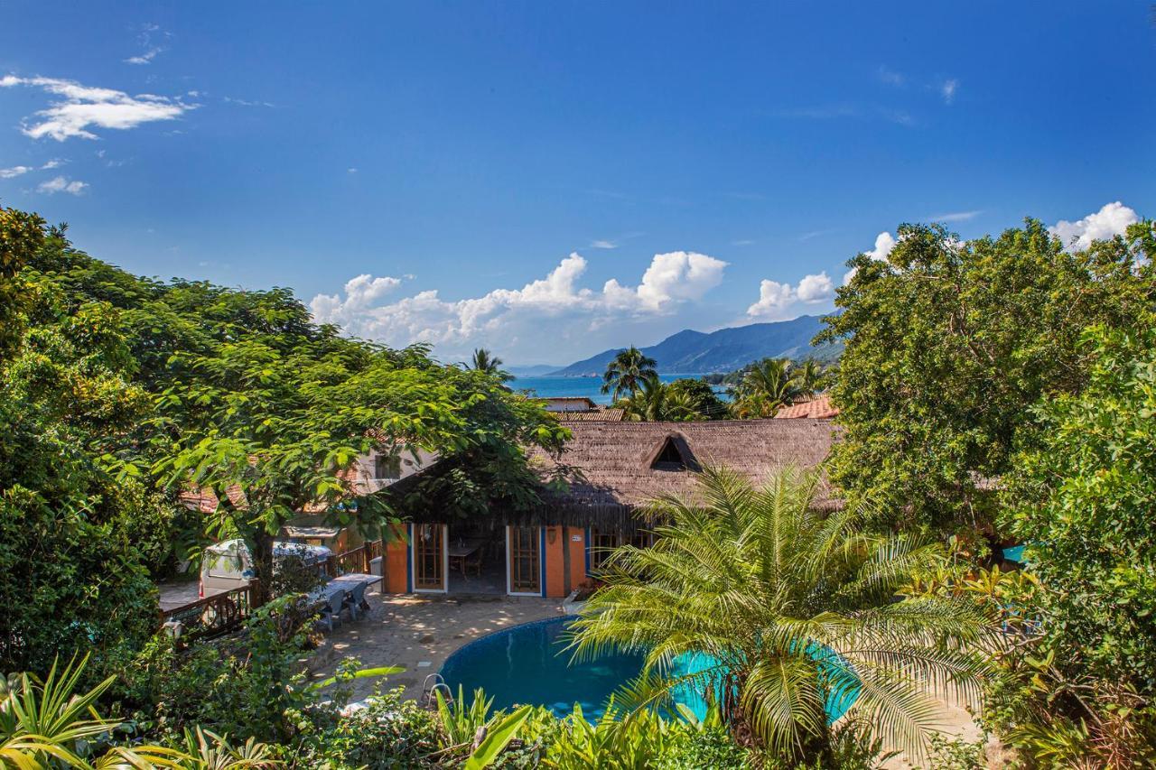 Hotel Alemao Beach De Ilhabela Bagian luar foto