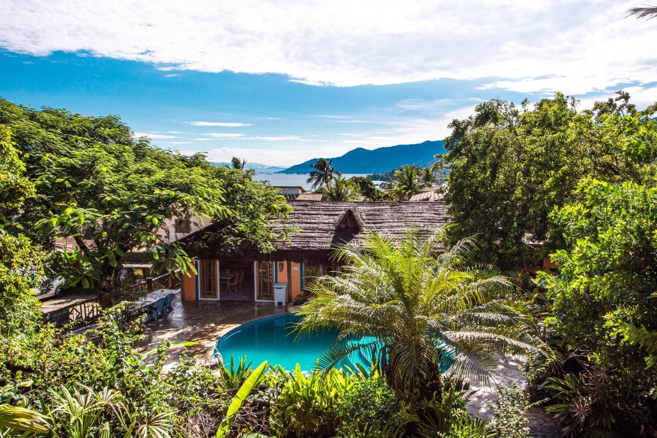 Hotel Alemao Beach De Ilhabela Bagian luar foto